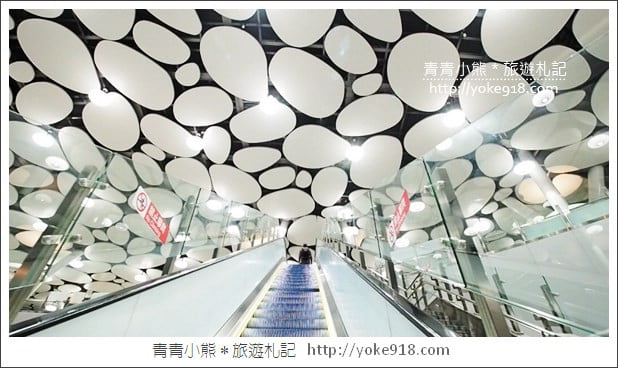 高雄景點》新高雄台鐵火車站．彷彿走進未來世界的時尚森林之中 @青青小熊＊旅遊札記