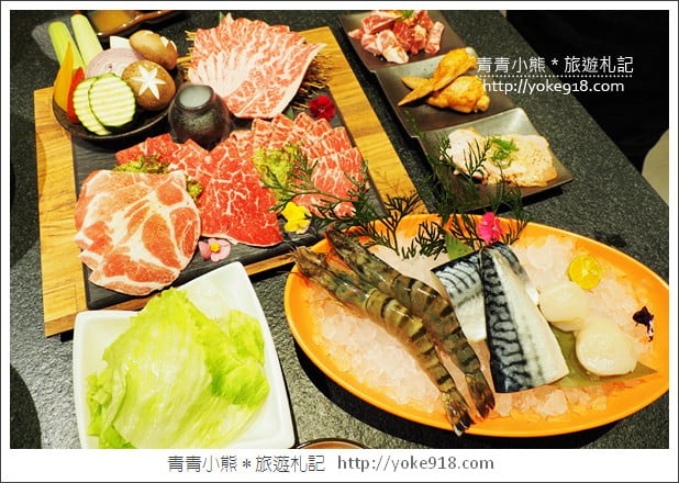 台中餐廳》花鮨日式餐廳.燒肉火鍋日式料理~一起漫步在白色玫瑰花海 @青青小熊*旅遊札記 台中餐廳》花鮨日式餐廳.燒肉火鍋日式料理~一起漫步在白色玫瑰花海 @青青小熊*旅遊札記