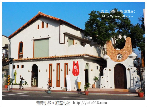 台中景點》貓門咖啡．南屯新景點~異國風建築拍照去 @青青小熊＊旅遊札記