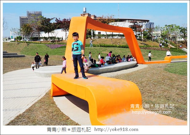 桃園景點》桃園風禾公園50米長滾輪溜滑梯．好玩必去親子景點 @青青小熊＊旅遊札記