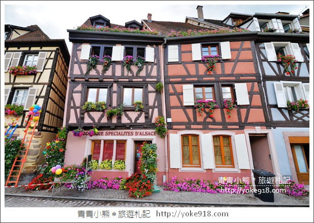 法國景點》科爾馬Colmar．童話小鎮~宮崎駿的霍爾移動城堡取景藍圖 @青青小熊＊旅遊札記