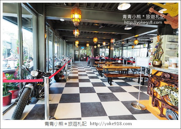 新竹景點》SRC北埔印象咖啡庭園．巨大機器恐龍在新竹北埔出沒 @青青小熊＊旅遊札記