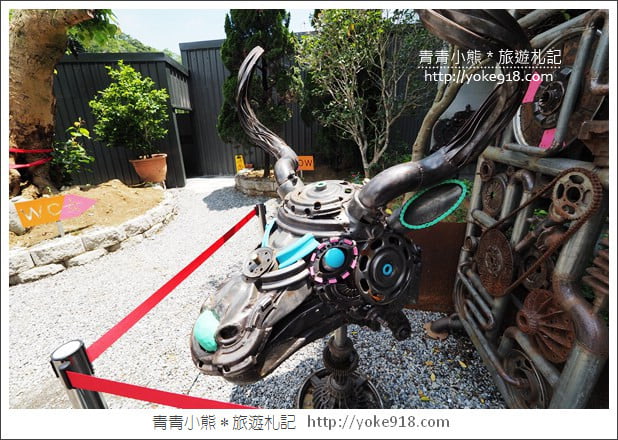 新竹景點》SRC北埔印象咖啡庭園．巨大機器恐龍在新竹北埔出沒 @青青小熊＊旅遊札記