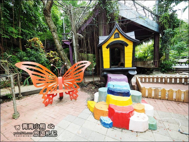 台南景點》大坑休閒農場.美拍打卡點~紫花隧道造景,還有好吃的烤雞餐 @青青小熊*旅遊札記 台南景點》大坑休閒農場.美拍打卡點~紫花隧道造景,還有好吃的烤雞餐 @青青小熊*旅遊札記