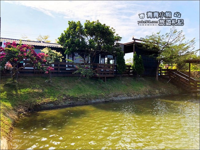 台南景點》水瀨閣．有著水上木屋的海鮮餐廳~還可以玩沙餵魚，聚會好去處 @青青小熊＊旅遊札記
