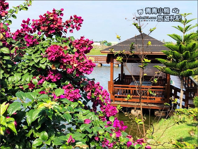 台南景點》水瀨閣．有著水上木屋的海鮮餐廳~還可以玩沙餵魚，聚會好去處 @青青小熊＊旅遊札記
