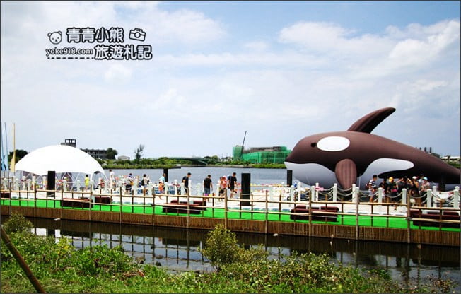 台南新景點》安平虎鯨亮晶鯨ORCA GO！夏日嘉年華~還有水上遊樂設施 @青青小熊＊旅遊札記