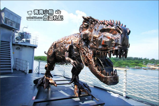 台南景點》安平鋼鐵機器人創作特展．定情碼頭德陽艦園區(開放至2021/6月) @青青小熊＊旅遊札記