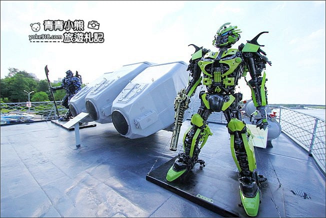 台南景點》安平鋼鐵機器人創作特展．定情碼頭德陽艦園區(開放至2021/6月) @青青小熊＊旅遊札記