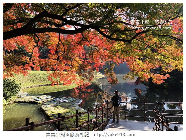 東京景點》小石川後樂園．東京都內秋天賞楓必去景點~漫步桃花源 @青青小熊＊旅遊札記