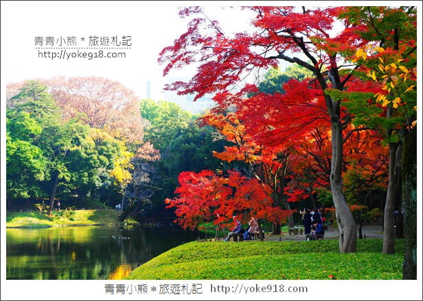 東京景點》小石川後樂園．東京都內秋天賞楓必去景點~漫步桃花源 @青青小熊＊旅遊札記