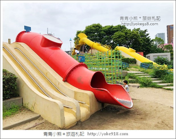 大阪親子景點》大阪兒童樂園 kids plaza Osaka~高第建築風的遊戲場 @青青小熊＊旅遊札記