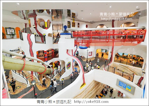 大阪親子景點》大阪兒童樂園 kids plaza Osaka~高第建築風的遊戲場 @青青小熊＊旅遊札記