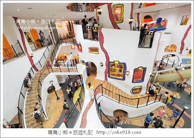 大阪親子景點》大阪兒童樂園 kids plaza Osaka~高第建築風的遊戲場 @青青小熊＊旅遊札記
