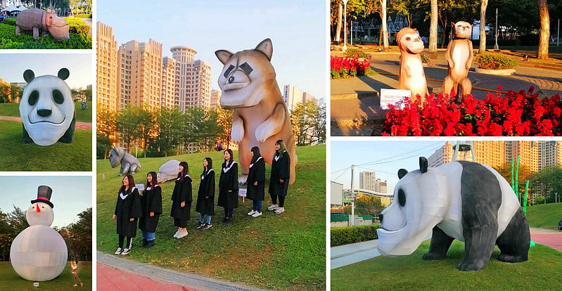 台中景點》2020台中燈會．台中文心森林公園~萌萌戽斗星球動物登場 @青青小熊＊旅遊札記