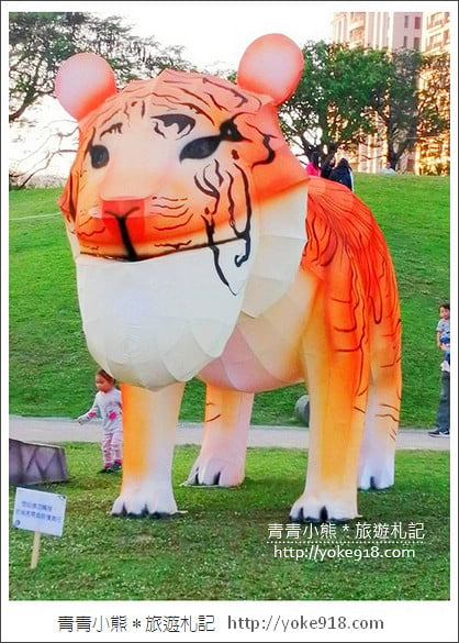 台中景點》2020台中燈會．台中文心森林公園~萌萌戽斗星球動物登場 @青青小熊＊旅遊札記