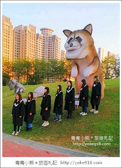 台中景點》2020台中燈會．台中文心森林公園~萌萌戽斗星球動物登場 @青青小熊＊旅遊札記