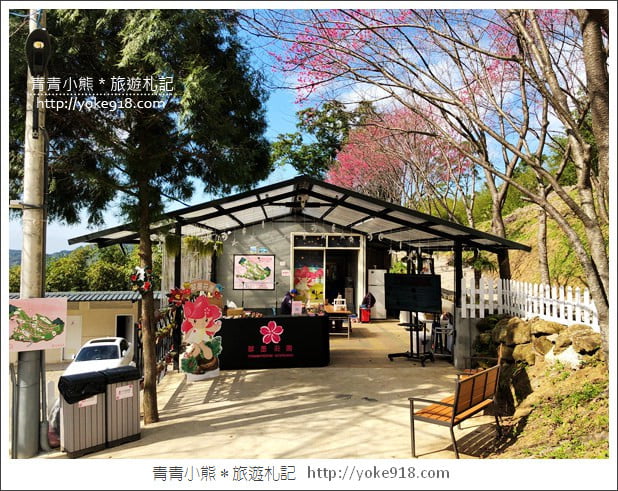 桃園新景點》翠墨莊園．山中櫻花秘境~新增設造景及兒童沙坑、戲水池 @青青小熊＊旅遊札記