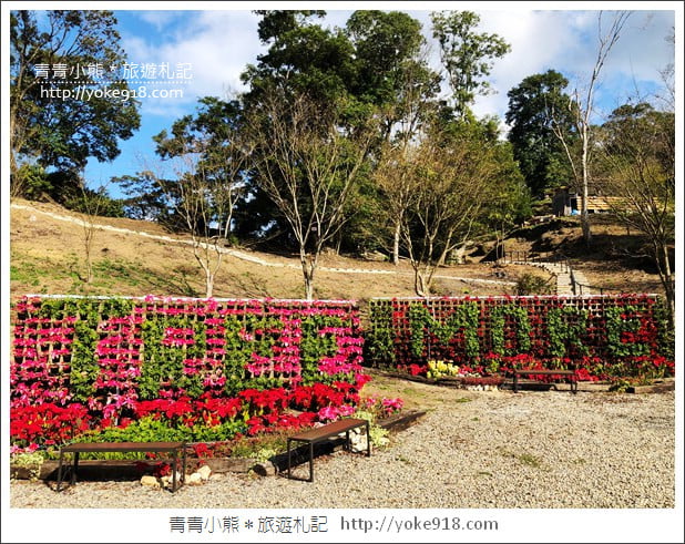 桃園新景點》翠墨莊園．山中櫻花秘境~新增設造景及兒童沙坑、戲水池 @青青小熊＊旅遊札記