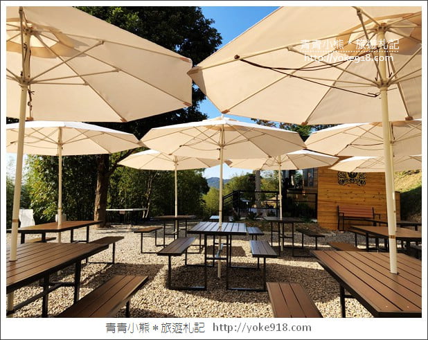 桃園新景點》翠墨莊園．山中櫻花秘境~新增設造景及兒童沙坑、戲水池 @青青小熊＊旅遊札記