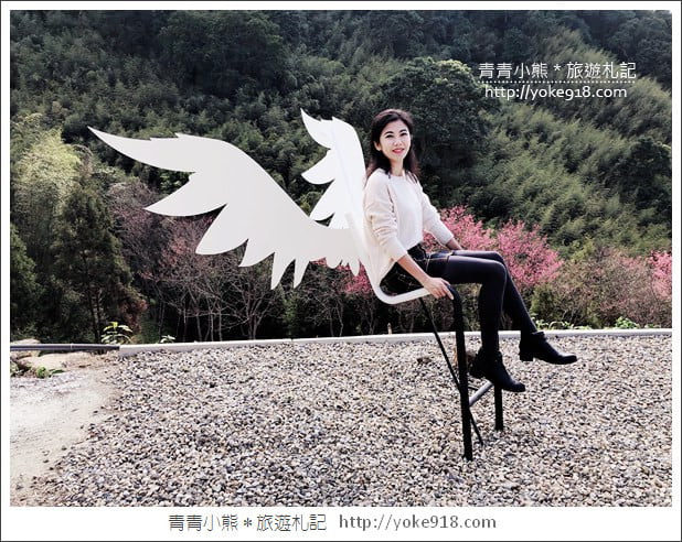 桃園新景點》翠墨莊園．山中櫻花秘境~新增設造景及兒童沙坑、戲水池 @青青小熊＊旅遊札記