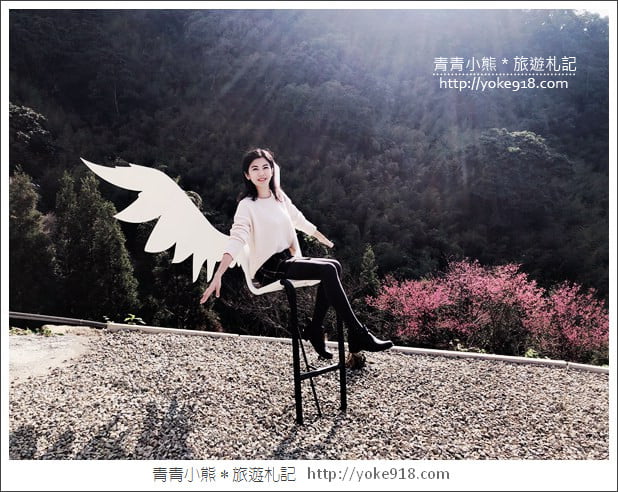 桃園新景點》翠墨莊園．山中櫻花秘境~新增設造景及兒童沙坑、戲水池 @青青小熊＊旅遊札記