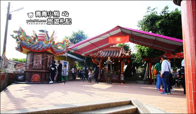彰化景點》大竹村福榕宮．泡麵土地公，來去彰化福榕宮求平安吃泡麵 @青青小熊＊旅遊札記