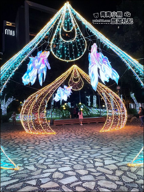 宜蘭礁溪景點》礁溪溫泉燈花季．星光閃閃的夢幻隧道就在這 @青青小熊＊旅遊札記