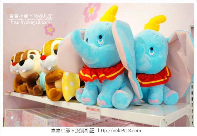 台中景點》Disney櫻花季期間限定店．來去找可愛的小飛象拍照去 @青青小熊＊旅遊札記