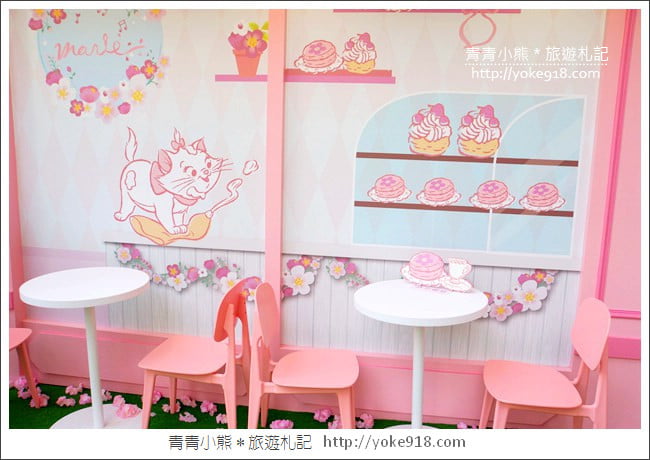 台中景點》Disney櫻花季期間限定店．來去找可愛的小飛象拍照去 @青青小熊＊旅遊札記