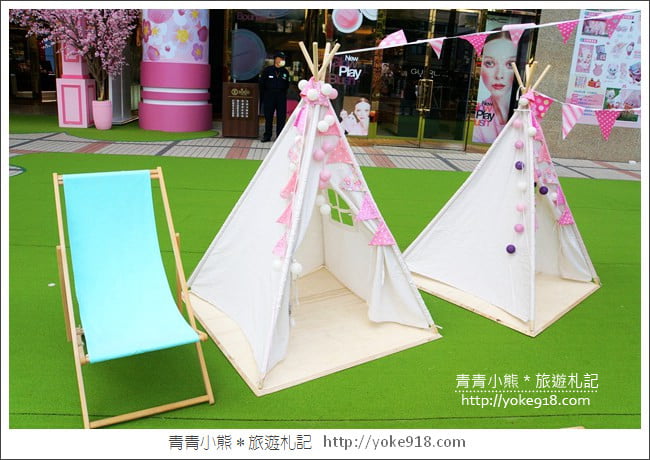 台中景點》Disney櫻花季期間限定店．來去找可愛的小飛象拍照去 @青青小熊＊旅遊札記