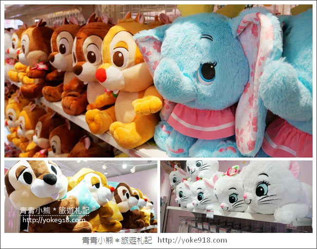 台中景點》Disney櫻花季期間限定店．來去找可愛的小飛象拍照去 @青青小熊＊旅遊札記