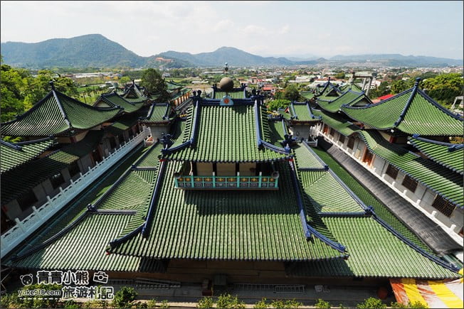 南投景點》寶湖宮地母廟．埔里無敵景觀~中式宮殿造型賞景好去處 @青青小熊＊旅遊札記
