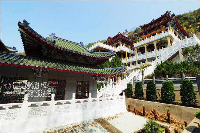 南投景點》寶湖宮地母廟．埔里無敵景觀~中式宮殿造型賞景好去處 @青青小熊＊旅遊札記