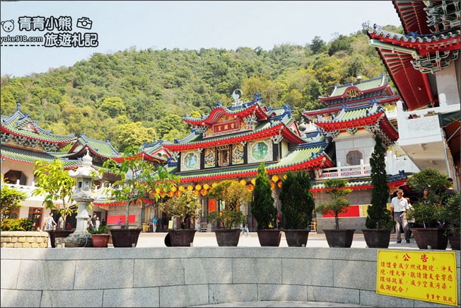 南投景點》寶湖宮地母廟．埔里無敵景觀~中式宮殿造型賞景好去處 @青青小熊＊旅遊札記