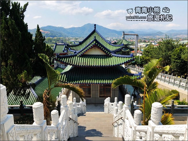 南投景點》寶湖宮地母廟．埔里無敵景觀~中式宮殿造型賞景好去處 @青青小熊＊旅遊札記