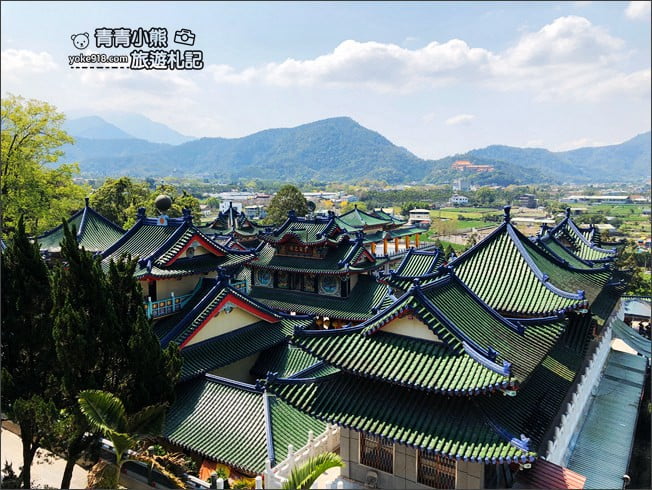 南投景點》寶湖宮地母廟．埔里無敵景觀~中式宮殿造型賞景好去處 @青青小熊＊旅遊札記