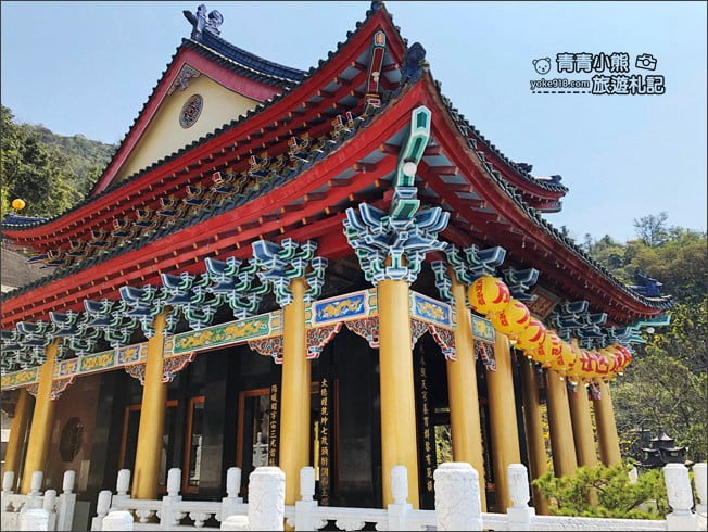 南投景點》寶湖宮地母廟．埔里無敵景觀~中式宮殿造型賞景好去處 @青青小熊＊旅遊札記