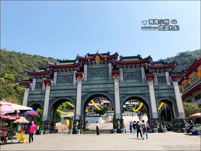 南投景點》寶湖宮地母廟．埔里無敵景觀~中式宮殿造型賞景好去處 @青青小熊＊旅遊札記