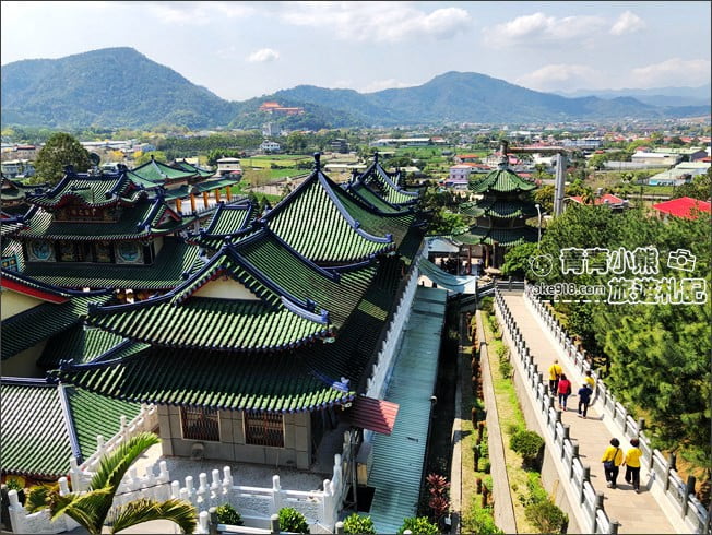 南投景點》寶湖宮地母廟．埔里無敵景觀~中式宮殿造型賞景好去處 @青青小熊＊旅遊札記
