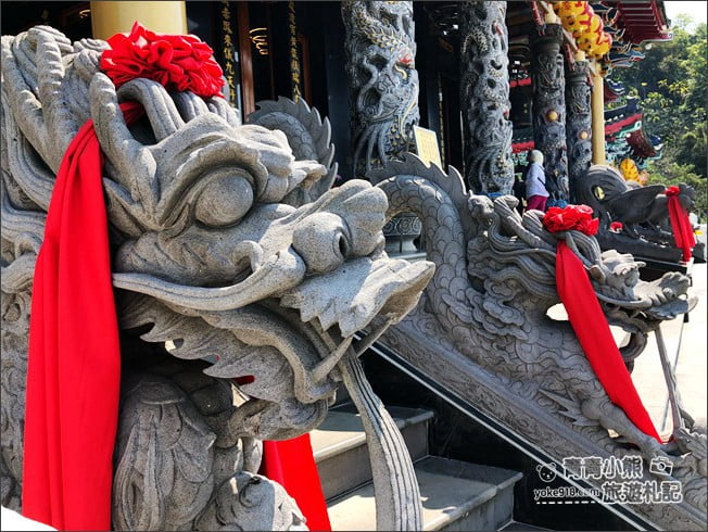 南投景點》寶湖宮地母廟．埔里無敵景觀~中式宮殿造型賞景好去處 @青青小熊＊旅遊札記