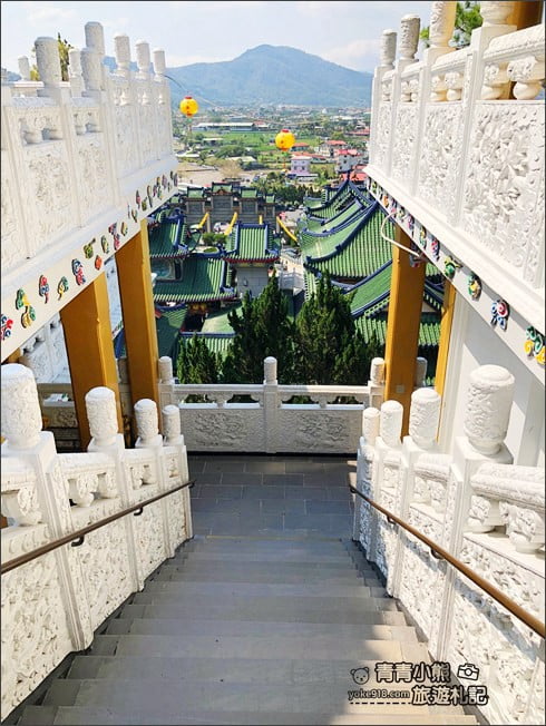 南投景點》寶湖宮地母廟．埔里無敵景觀~中式宮殿造型賞景好去處 @青青小熊＊旅遊札記