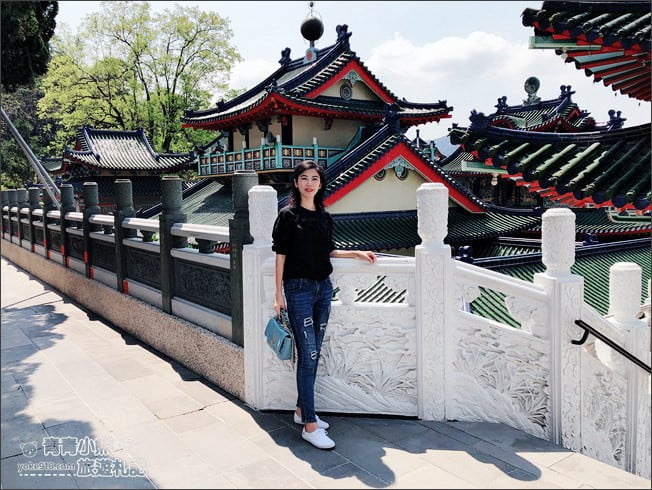 南投景點》寶湖宮地母廟．埔里無敵景觀~中式宮殿造型賞景好去處 @青青小熊＊旅遊札記