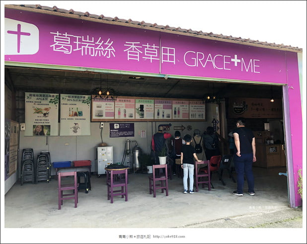 苗栗景點》葛瑞絲香草田~苗栗頭屋薰衣草花田，紫色一片超浪漫 @青青小熊＊旅遊札記