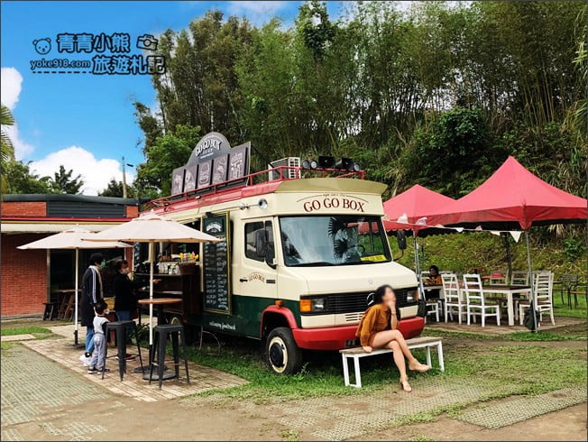 桃園景點》大溪樂灣 Gogobox．美式戶外餐車用餐去~好拍又有特色的美式風情 @青青小熊＊旅遊札記