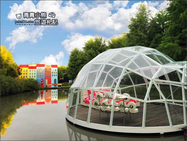 宜蘭新景點》伊格魯童話森林．北歐童話世界~湖上冰屋、彩色屋、美人魚~太好拍 @青青小熊＊旅遊札記