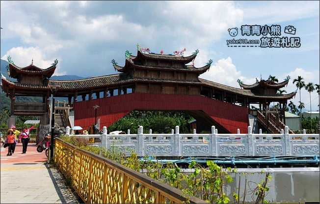 南投景點》泰順廊橋．不用一根釘子的木製廊橋~裡面還有月老廟喔 @青青小熊＊旅遊札記