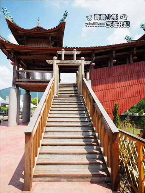 南投景點》泰順廊橋．不用一根釘子的木製廊橋~裡面還有月老廟喔 @青青小熊＊旅遊札記