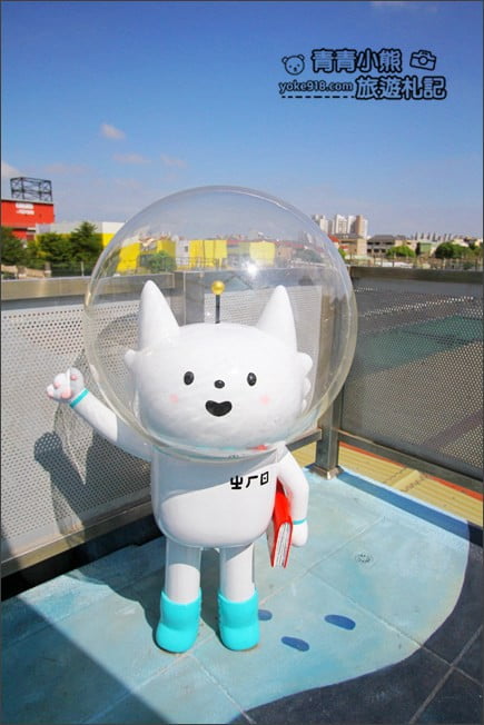 彰化景點》散步彰化車站．來自外太空的喵星人出沒~ㄓㄏㄖ的地球冒險 @青青小熊＊旅遊札記