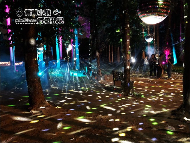 嘉義新景點》北香湖公園~光織影舞如夢似幻全台最大光影藝術展．嘉義必賞光影藝術展 @青青小熊＊旅遊札記